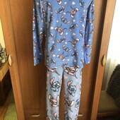 Пижама, комплект, костюм, 12-15 р 152-164 см. стич. Disney, в ідеалі