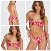Hunkemoller! Яскравий роздільний жіночий купальник 75Е, низ S розмір pink! Лот 3