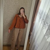 Класна, об'ємна блуза, довгий рукав❤️