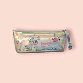 Пенал-косметичка Beautiful Day з рухомими паєтками,прозорий,лазерний(18.5*8*3,5см.)