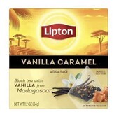 Чай Lipton Vanilla caramel чорний пірамідка