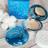 spf 50 захист від сонця , 2-в1 - Пудра + змінний блок Enough Collagen Premium *