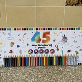 Кольорові олівці Grafix 45 шт. у жестяній коробці