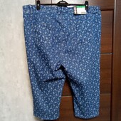 Новые брендовые коттоновые джинсовые шорты-бриджи стрейч , р.24-26.