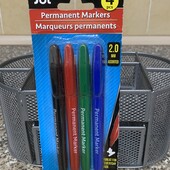 Перманентні маркери Jot, набір з 4шт., різнокольорові