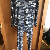 Пижама тепла, комплект, 100% коттон, размер 12-13 р 158. F&F (Эф Енд Эф). в ідеалі
