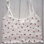 Майка / топ Primark, в рубчик, з ліфом, eur 34-36 / uk 6-8