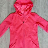 Dunnes stores спортивная кофта/куртка softshell с капюшоном цвет коралловый на девочку рост 140 см