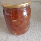 Варенье из желтой черешни с лимоном.