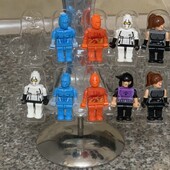 Block Tech building blocks, 9 міні-фігурок, Action Heroes Сумісні з Lego