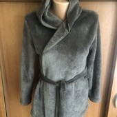 Меховушка, плюшева туника, кофта, худи, халат м'який розмір М, Marks&Spencer,в ідеалі