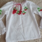 Вишиванка 128/134 стан нової