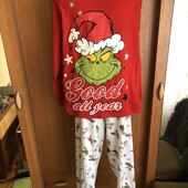 Пижама, комплект, костюм, 100% коттон, XL. dr.seuss. grinch. в ідеалі