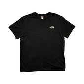 ❣️чоловіча оригінальна чорна футболка великого розміру TNF XXL розмір рефлективний логотип