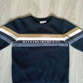 Name it брендовый теплый реглан с начёсом на мальчика рост 122/128 см
