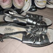Hotter, uk6 39p. Босоніжки на танки з натуральної шкіри