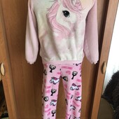 Пижама, комплект, костюм, 8-9 р 134 см. единорог. unicorn. в ідеалі