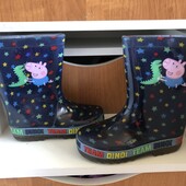 Гумові чоботи Peppa Pig з підсвіткою 18 см по устілці в ідеалі