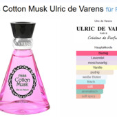 Шикарный стойкий аромат! Miss Cotton мusk Ulric de Varens für frauen Франция!цена от 38 до 55 евро