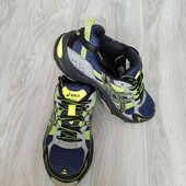 Asics брендовые текстильные кроссовки  на мальчика размер евро 35