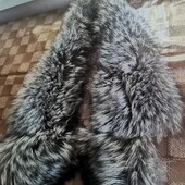 Мех. Опушка на капюшон чонобурка