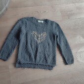 Мякенький светр "травка" H&M 6-8(122-128)