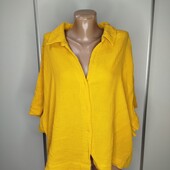 Жовтогаряча блузка M&S, р 20 (Пог -73)