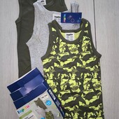 Набір майок Lupilu Німеччина, 3шт / 86-92см. В упаковці!