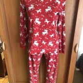 Пижама, комплект, костюм, 100% коттон, 14-15 р 164 см, Marks&Spencer. в ідеалі