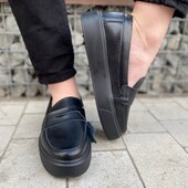 Лофери з натуральної шкіри