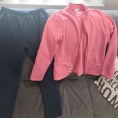 Decathlon 140-146 флисовый спорт костюм