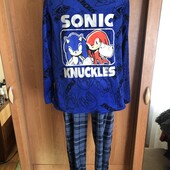 Пижама, комплект, костюм, 100% фліс. 13-14 р 164 см. Sonic. в ідеалі