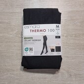 Есмара! Жіночі термоколготки, теплі жіночі колготки! 100 ден, чорні! 36/38 євро! Лот 9