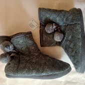 Домашні м'які тапочки угі дитячі 40/41 плюшеві. тапочки домашние 1648
