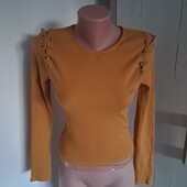 Кофта реглан в рубчик