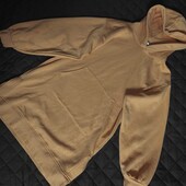 Zara, 11-12 p. Абрикосовий подовжений утеплений світшот кенгурушка