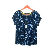 Блуза, футболка из комбинированных тканей, street one, р. 34 евро, наш 40-46