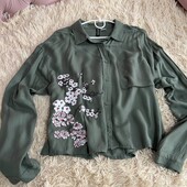 Сорочка з вишивкою H&M, 44/46
