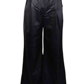 Zara.шкіряні штани-колоти,широкого крою,висока посадка