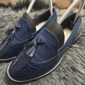 Primark, uk3 36p wide fit класні лофери під замш і лак