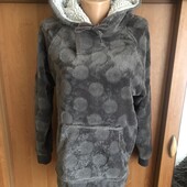 Меховушка, плюшева туника, кофта, худи, XL, M&S. слип, пижама, в ідеалі
