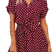 Сукня Рубашка Бордо, 42 розмір Залишок