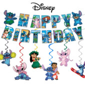 Баннер гирлянда Disney Stitch декор