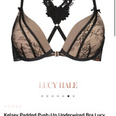 брендовый бюстгальтер с большим пуш- апом Lucy Hale Kelsey Padded рush-Up 90В