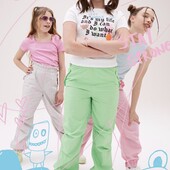 Яскраві стильні штани, 9-10 років