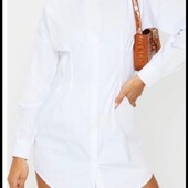 Нова білосніжна сукня-рубашка, EU 38