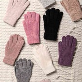 рукавиці жіночі, теплі та м'які, перчатки, наявність за кольором в описі 