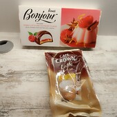 Коробка цукерок Бонжур+ кава латте 10 стіків