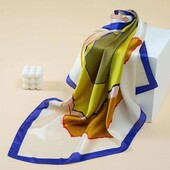 Платок стильный трендовый Искусственный шелк 70*70 см арт 08