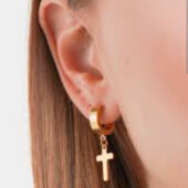 Сережки Stainless Steel нержавіюча сталь